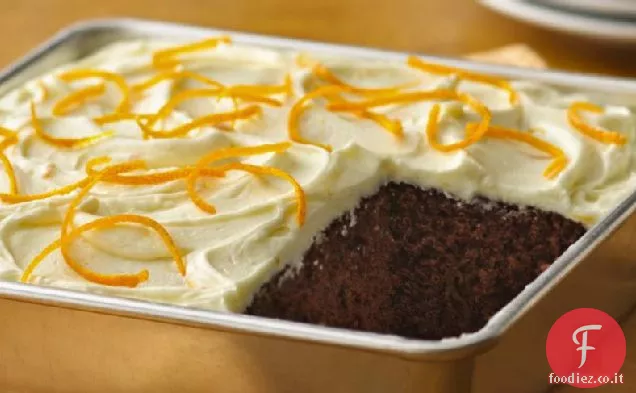 Torta all'arancia al cioccolato senza glutine