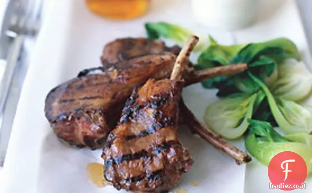 Char cinese Siu Costolette di agnello alla griglia