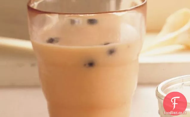 Frullato di agrumi e pesca