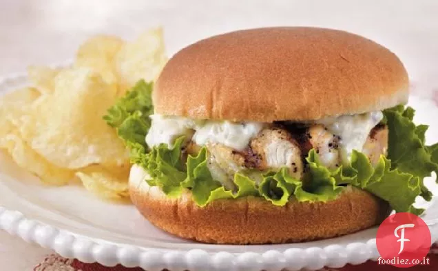 Panini alla griglia di cernia