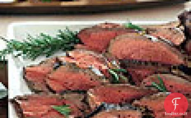 Coscia d'Agnello alla griglia con Senape Speziata e Rosmarino