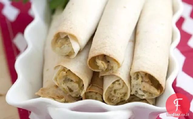 Taquitos di pollo al forno cremoso