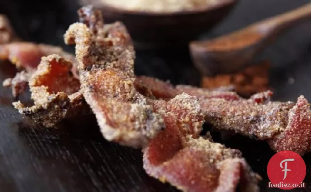Farina di mais piccante-Pancetta in crosta