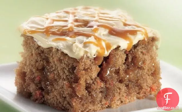 Torta di carote al caramello