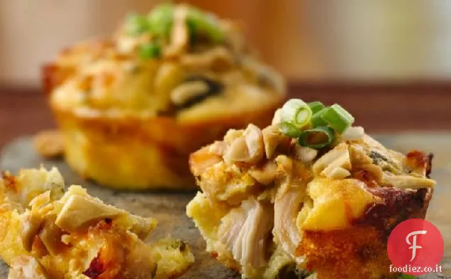 Incredibilmente facile Mini pollo e broccoli torte
