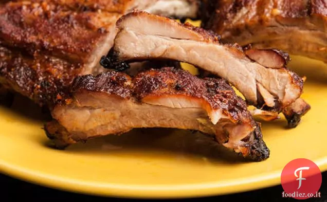 Costolette di aceto e spezie al forno