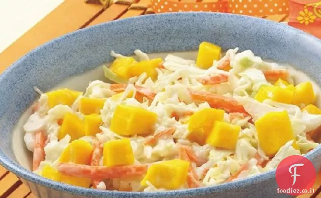 Insalata di cavolo al lime e mango