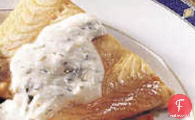 Salmone con salsa di menta