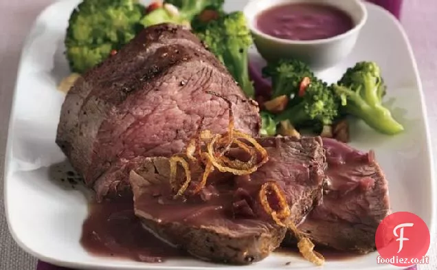 Filetto di manzo con salsa al vino rosso