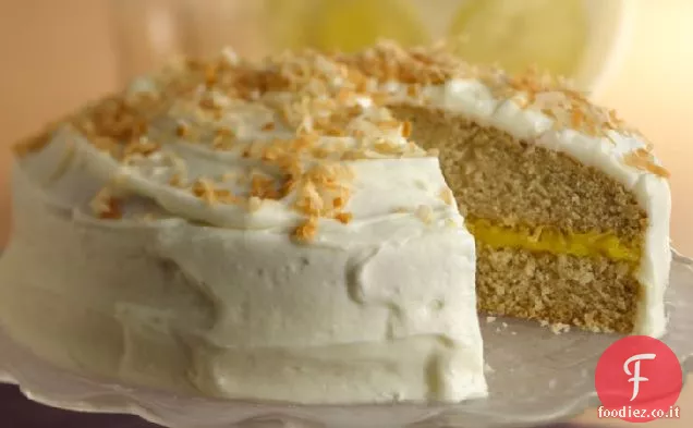 Torta al cocco al limone