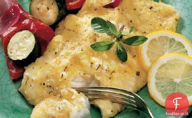 Cena di pesce al forno