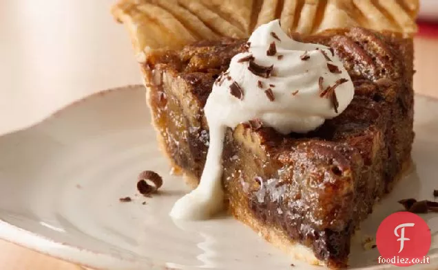Torta di noci pecan al cioccolato