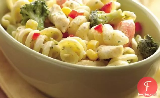 Pasta Cremosa all'Aglio Primavera