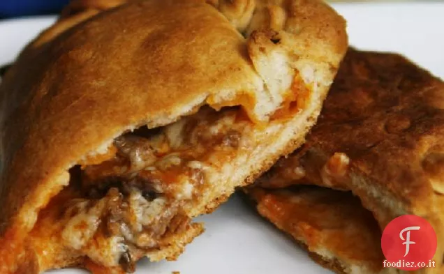 Bistecca e formaggio Pizza Tasche