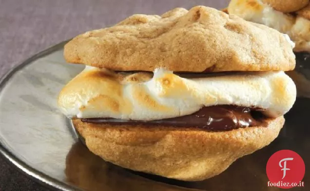 Cannella-Pecan Cookie S'mores