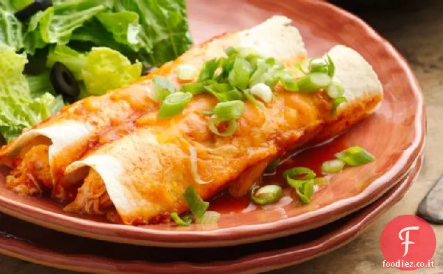 Enchiladas di pollo cremoso facile