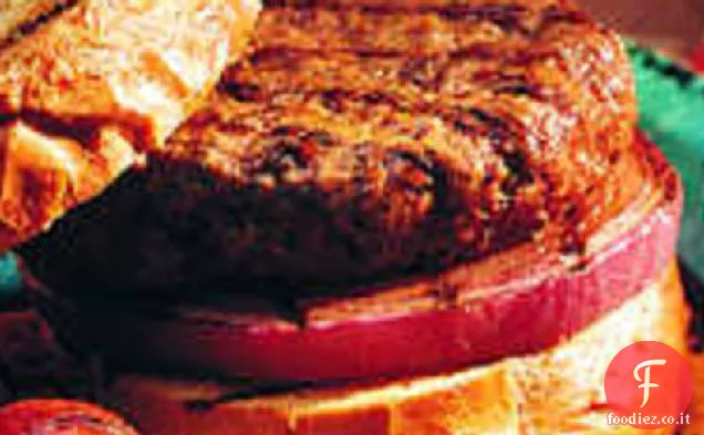 Hamburger di maiale caraibico alla griglia