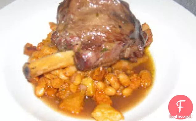 Stinchi di agnello brasato della diva domestica