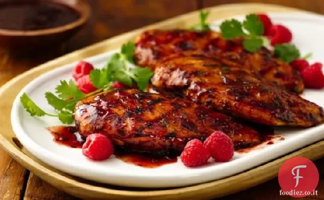 Pollo alla griglia con glassa di lampone Chipotle