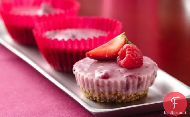 Mini Cranberry-Berry Cheesecake