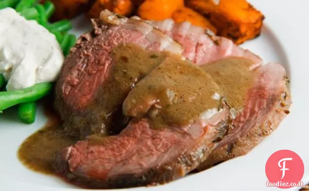 Agnello arrosto in salsa di caffè