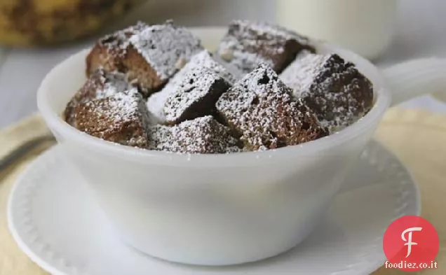 Budino di pane alla banana