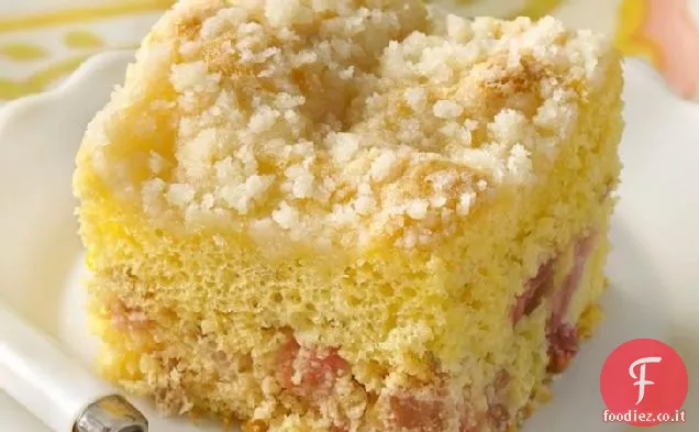 Torta di caffè al rabarbaro