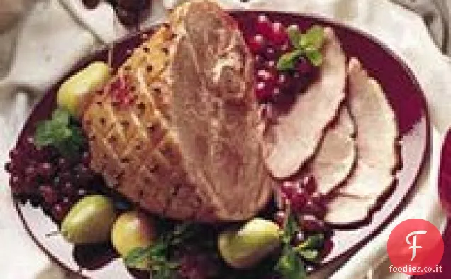 Prosciutto cotto glassato al miele (dimensioni della folla)