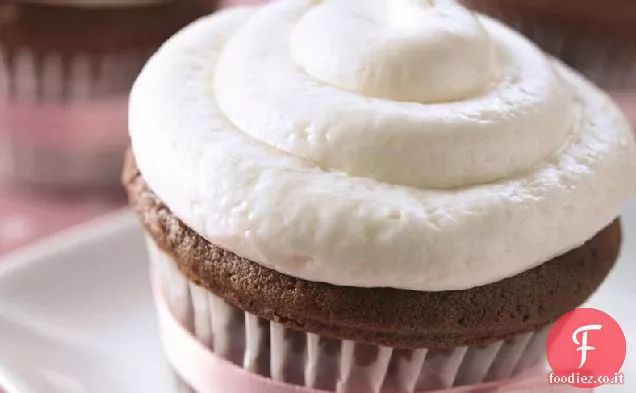 Cupcakes al cioccolato con glassa al Tartufo Bianco
