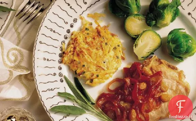 Braciole di vitello con Cipolle caramellate