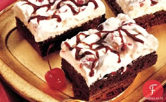 Cioccolato Ciliegia Brownie Dessert