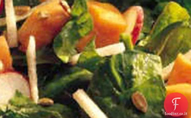 Insalata di papaia e spinaci