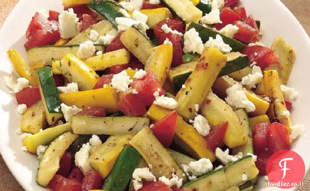 Zucca estiva greca alla griglia