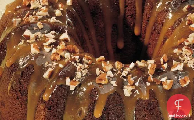 Torta al cioccolato e caramello