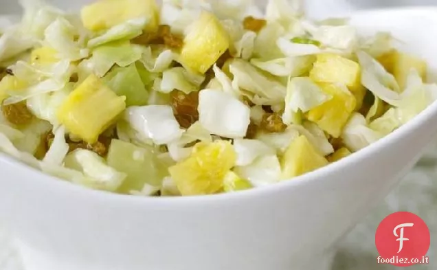 Insalata di cavolo-ananas-zenzero