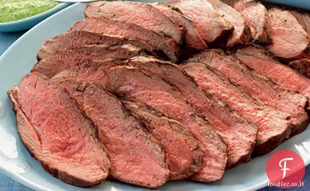 Coscia di Agnello al burro con Pesto Aioli
