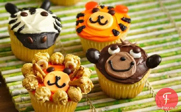Cupcakes animali della giungla