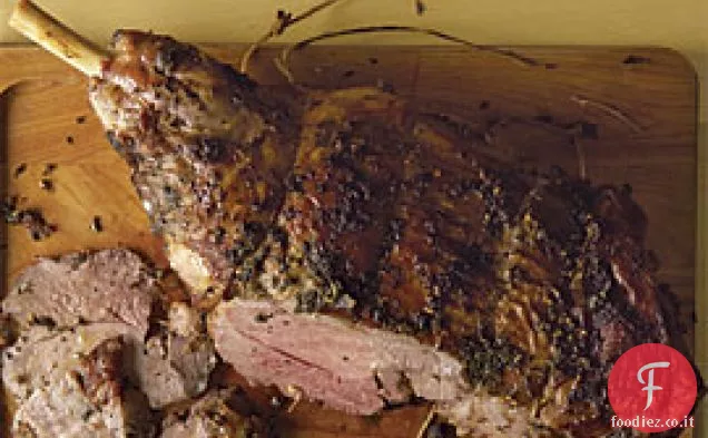Coscia di Agnello arrosto con Menta e Limone