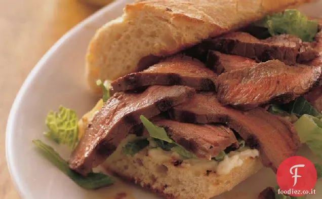 Panini alla griglia di Londra con maionese al limone