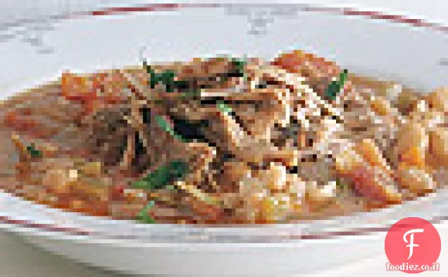 Stinchi di Agnello Toscano con Fagioli Bianchi