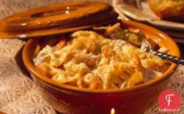 Parmigiano-Gamberetti Pasta Cuocere