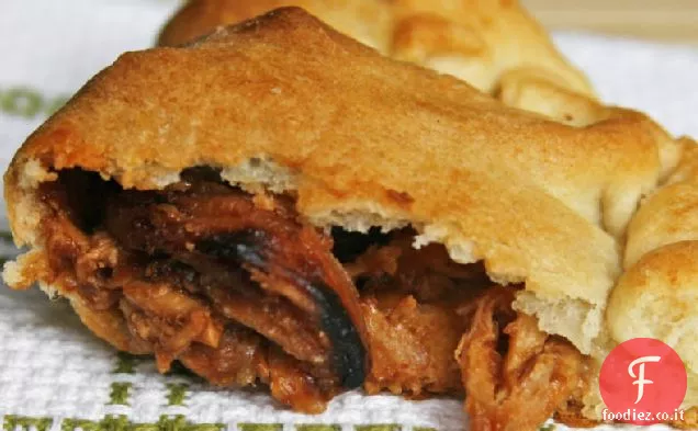 Pancetta Barbecue Pollo Pizza Tasche