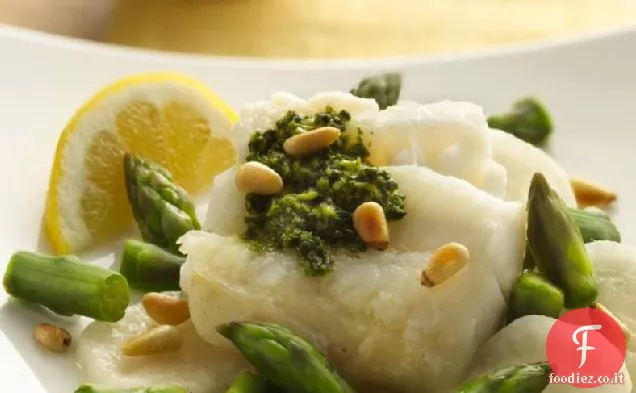 Pacchetti di pesce al forno con pasta di prezzemolo cinese