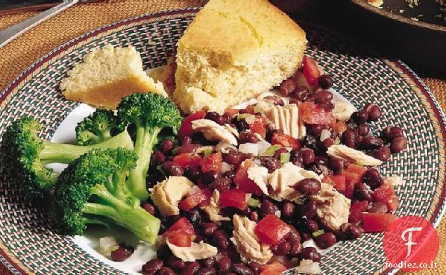 Tonno del sud-ovest e fagioli neri