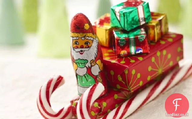 Slitte caramelle di Babbo Natale