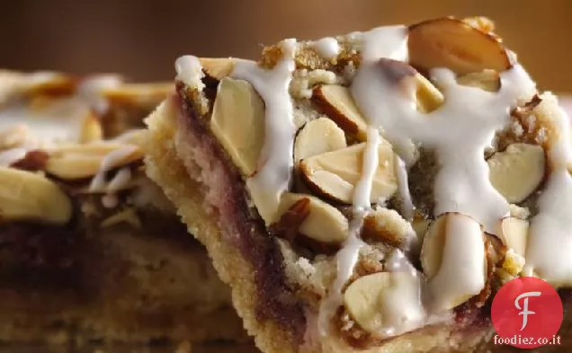 Barrette di Cheesecake al lampone senza glutine