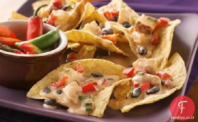 Nachos di pollo piccante a cottura lenta