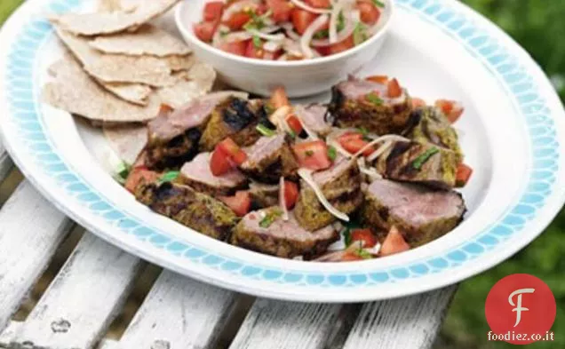 Yogurt speziato e agnello alle erbe