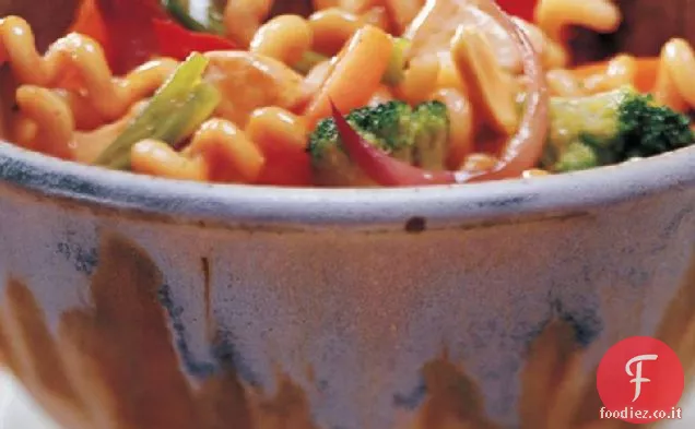 Pollo e pasta di Szechuan