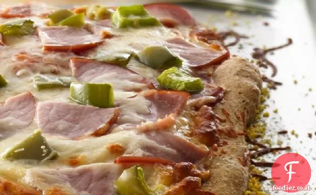 Pancetta canadese-Pizza integrale
